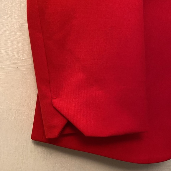 Zadig&Voltair Virgin Wool Stretch Crisp True Red Jacket New With Tags - Picture 4 of 16